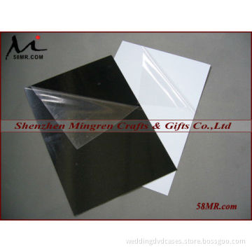 0.2MM-2.0MM High Quality Black and White Double Sides Self-adhesive PVC Sheet for Photo Album Book Page